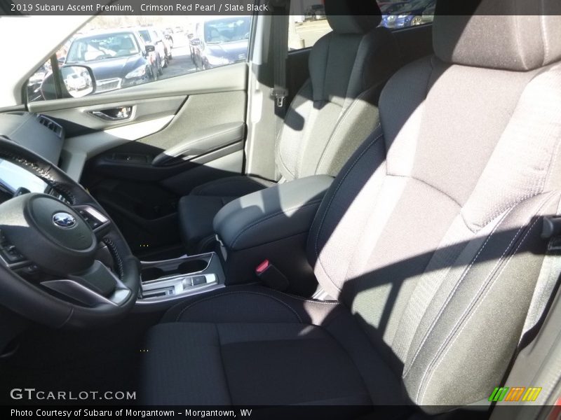 Crimson Red Pearl / Slate Black 2019 Subaru Ascent Premium