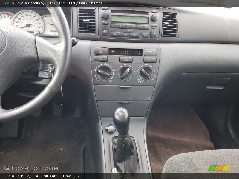 Black Sand Pearl / Dark Charcoal 2006 Toyota Corolla S