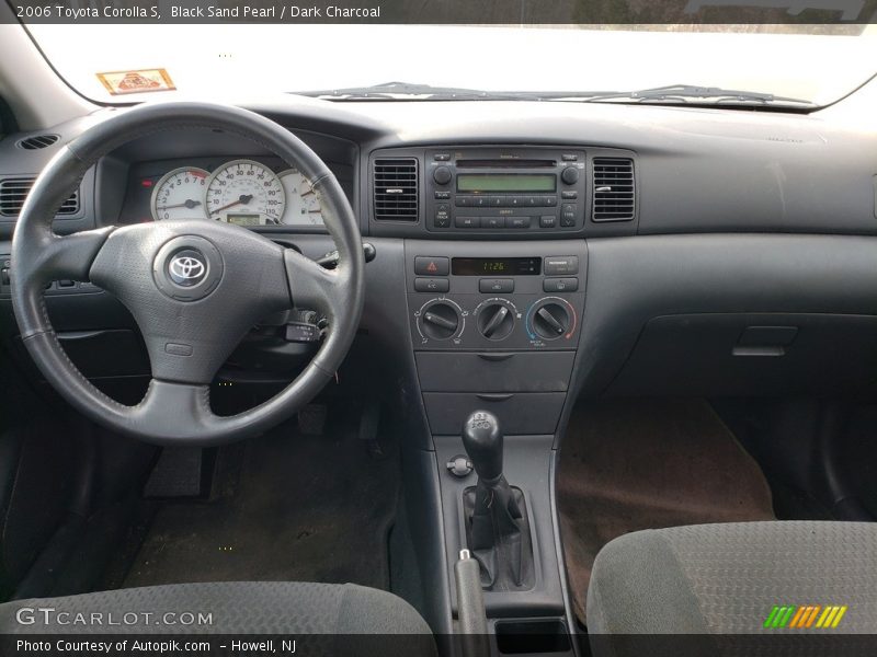 Black Sand Pearl / Dark Charcoal 2006 Toyota Corolla S
