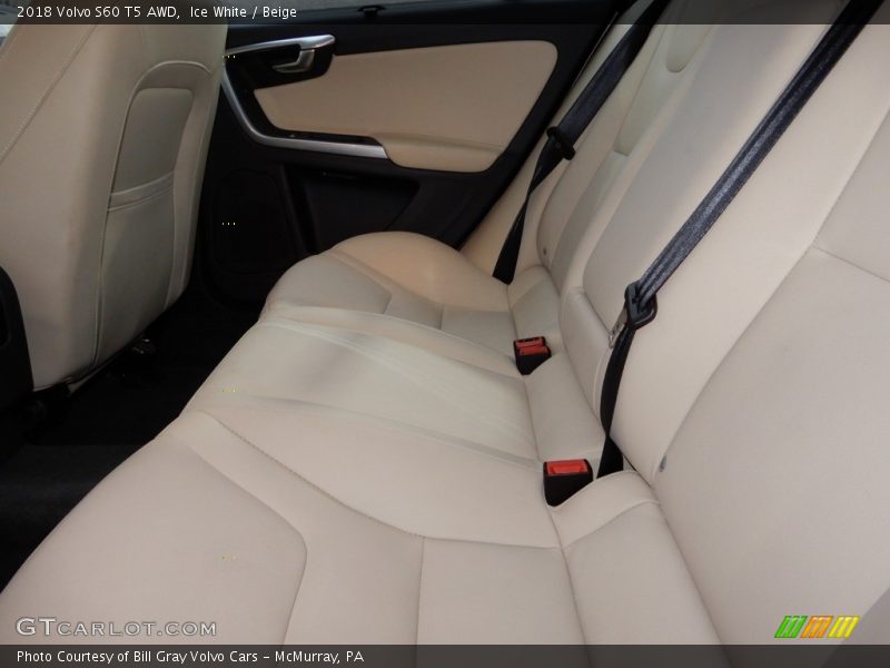 Ice White / Beige 2018 Volvo S60 T5 AWD