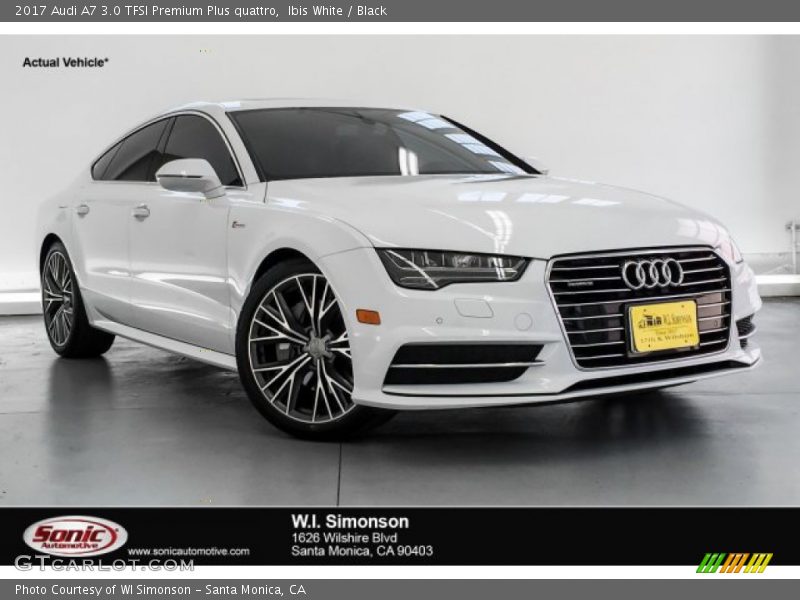 Ibis White / Black 2017 Audi A7 3.0 TFSI Premium Plus quattro