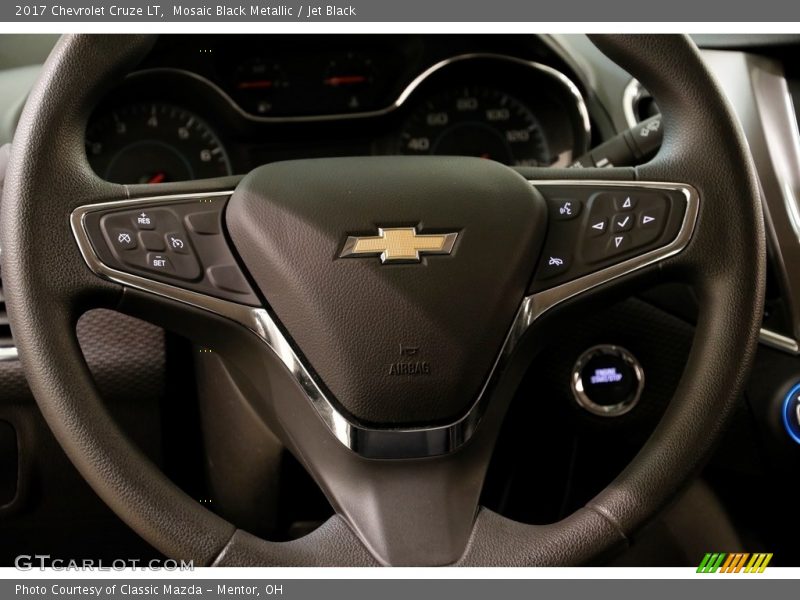 Mosaic Black Metallic / Jet Black 2017 Chevrolet Cruze LT