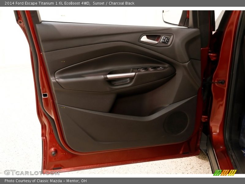 Sunset / Charcoal Black 2014 Ford Escape Titanium 1.6L EcoBoost 4WD