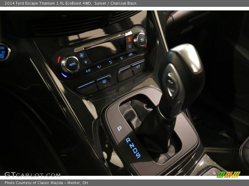 Sunset / Charcoal Black 2014 Ford Escape Titanium 1.6L EcoBoost 4WD
