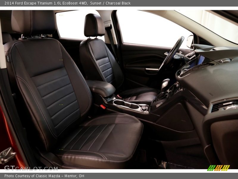 Sunset / Charcoal Black 2014 Ford Escape Titanium 1.6L EcoBoost 4WD