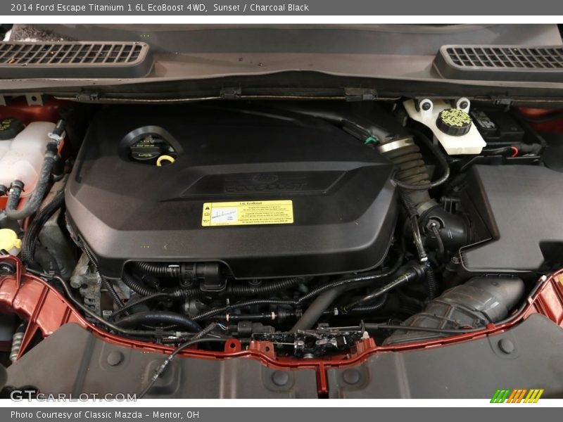 Sunset / Charcoal Black 2014 Ford Escape Titanium 1.6L EcoBoost 4WD