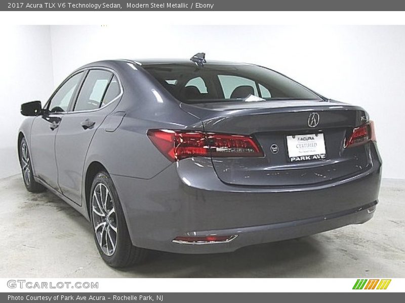 Modern Steel Metallic / Ebony 2017 Acura TLX V6 Technology Sedan