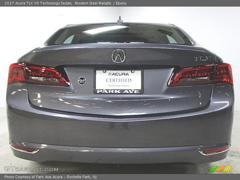 Modern Steel Metallic / Ebony 2017 Acura TLX V6 Technology Sedan