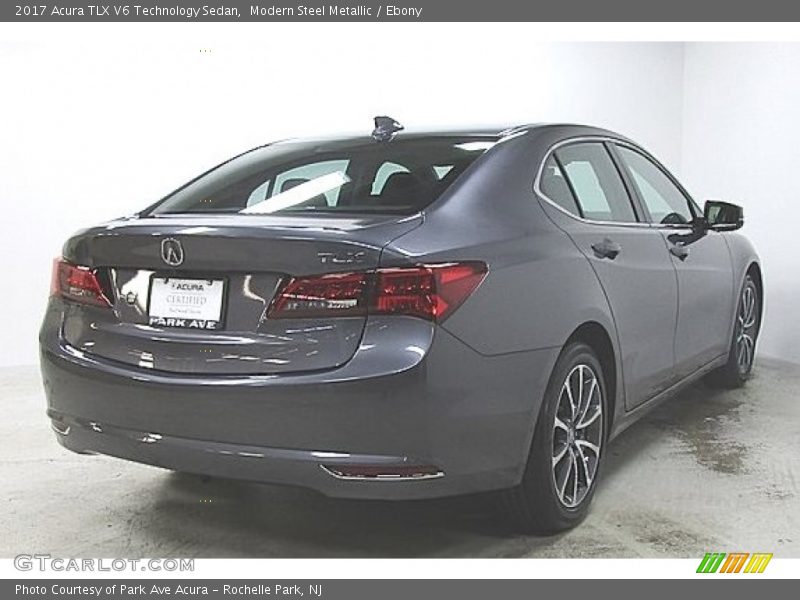 Modern Steel Metallic / Ebony 2017 Acura TLX V6 Technology Sedan