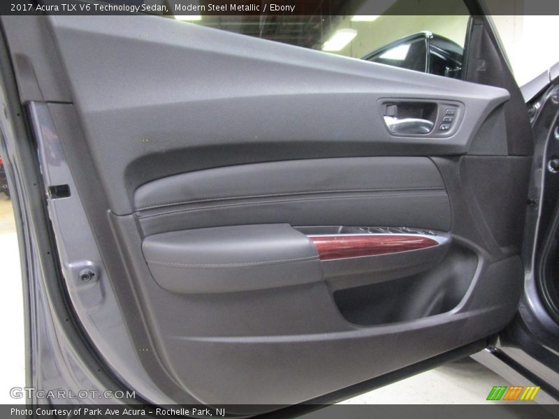 Modern Steel Metallic / Ebony 2017 Acura TLX V6 Technology Sedan