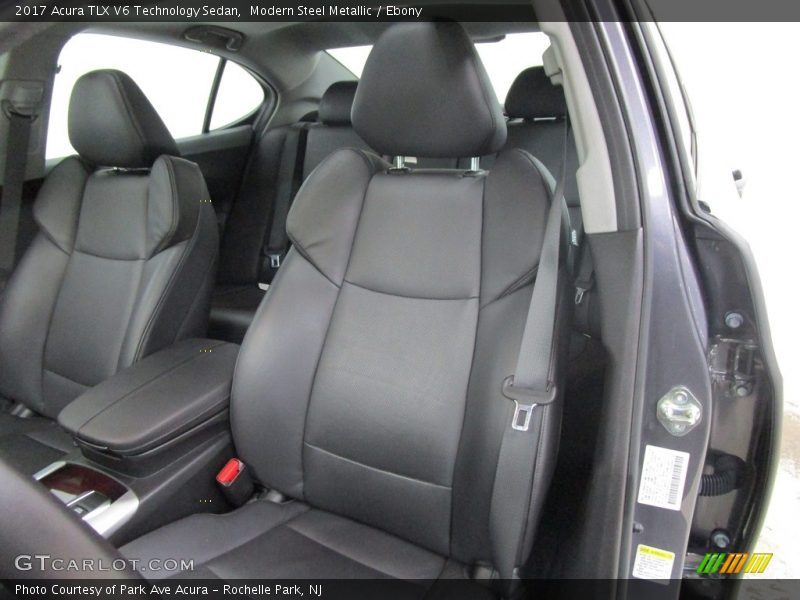 Modern Steel Metallic / Ebony 2017 Acura TLX V6 Technology Sedan
