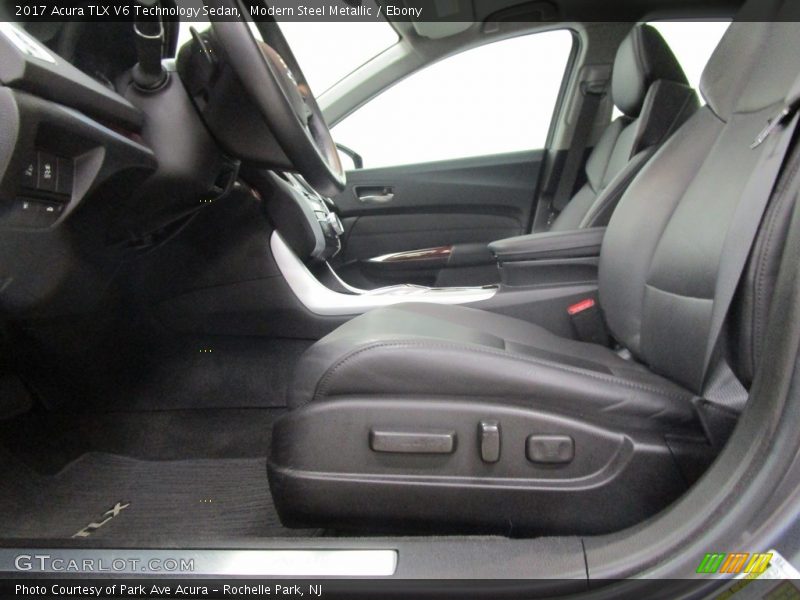 Modern Steel Metallic / Ebony 2017 Acura TLX V6 Technology Sedan