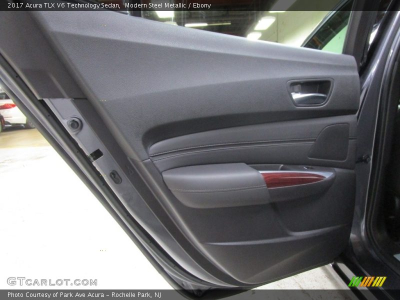 Modern Steel Metallic / Ebony 2017 Acura TLX V6 Technology Sedan
