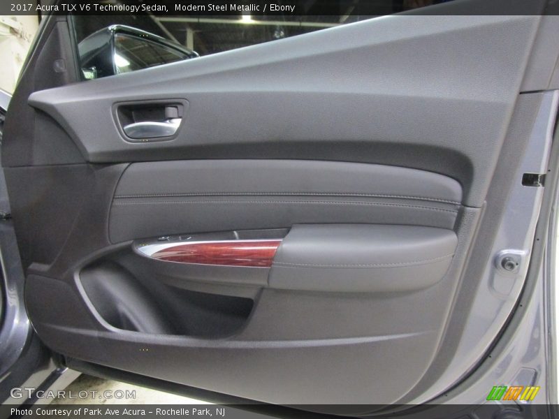 Modern Steel Metallic / Ebony 2017 Acura TLX V6 Technology Sedan