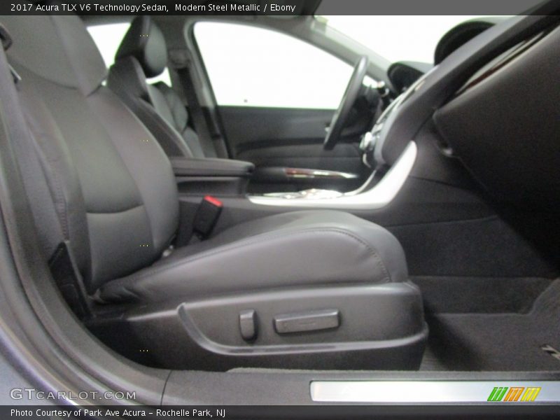 Modern Steel Metallic / Ebony 2017 Acura TLX V6 Technology Sedan