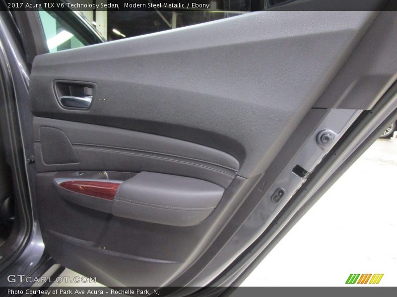 Modern Steel Metallic / Ebony 2017 Acura TLX V6 Technology Sedan