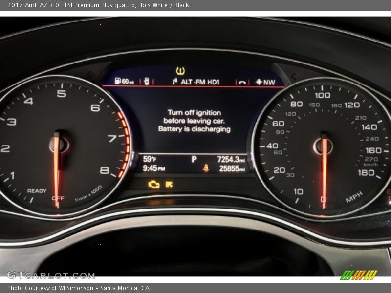  2017 A7 3.0 TFSI Premium Plus quattro 3.0 TFSI Premium Plus quattro Gauges