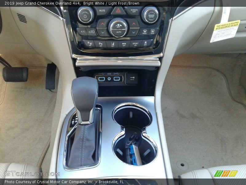 Controls of 2019 Grand Cherokee Overland 4x4