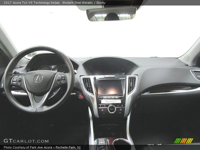 Modern Steel Metallic / Ebony 2017 Acura TLX V6 Technology Sedan
