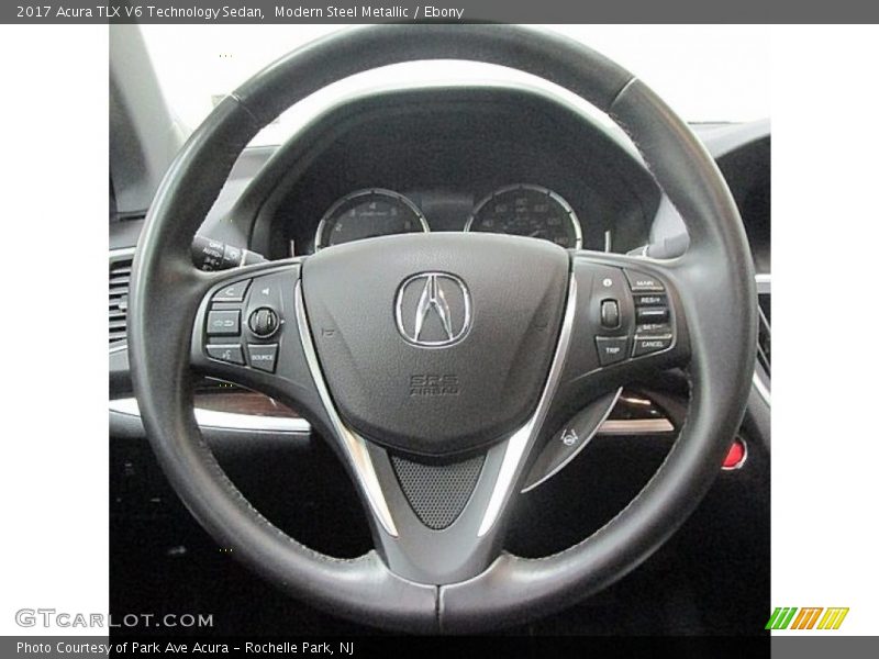 Modern Steel Metallic / Ebony 2017 Acura TLX V6 Technology Sedan