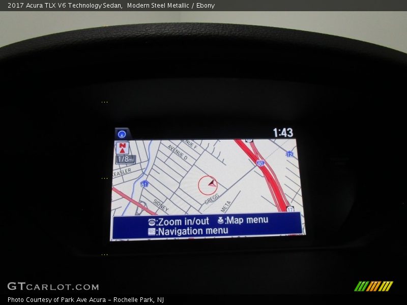Modern Steel Metallic / Ebony 2017 Acura TLX V6 Technology Sedan