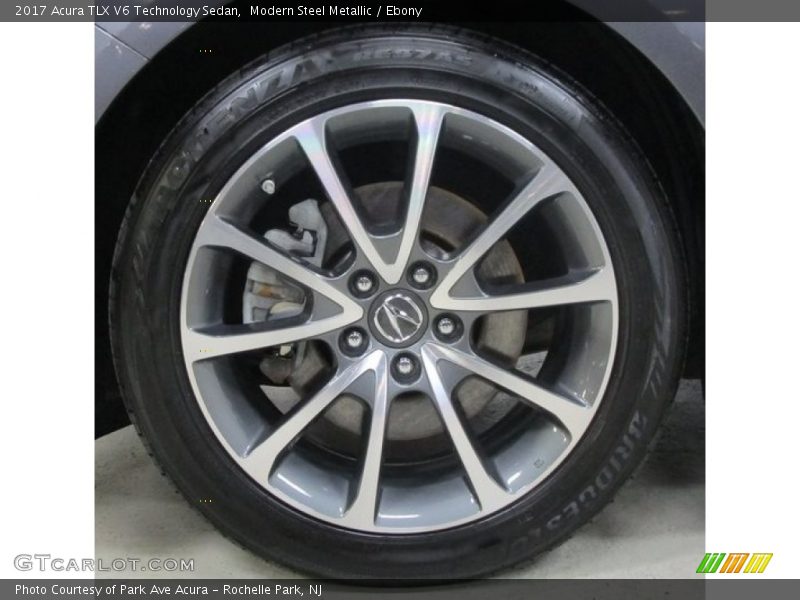 Modern Steel Metallic / Ebony 2017 Acura TLX V6 Technology Sedan