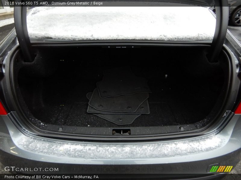 Osmium Grey Metallic / Beige 2018 Volvo S60 T5 AWD