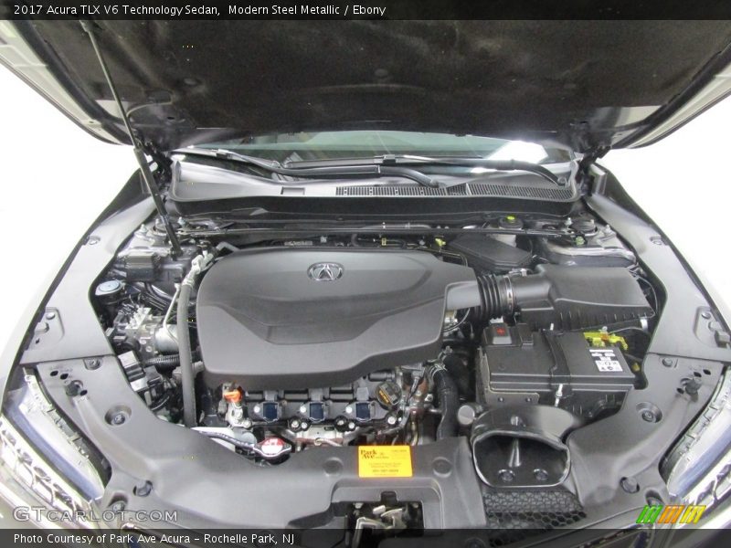 Modern Steel Metallic / Ebony 2017 Acura TLX V6 Technology Sedan