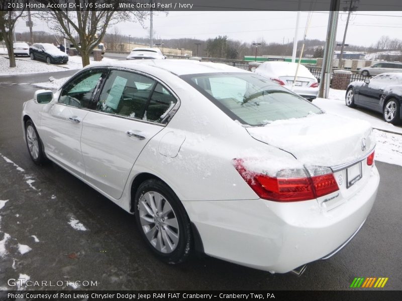 White Orchid Pearl / Ivory 2013 Honda Accord EX-L V6 Sedan