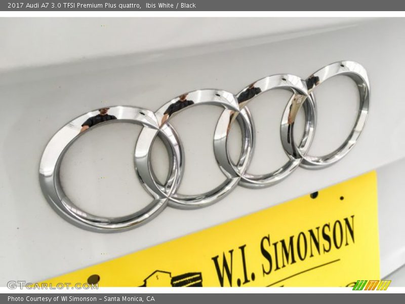 Ibis White / Black 2017 Audi A7 3.0 TFSI Premium Plus quattro