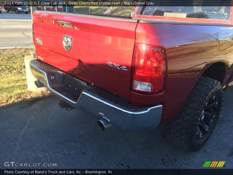 Deep Cherry Red Crystal Pearl / Black/Diesel Gray 2014 Ram 1500 SLT Crew Cab 4x4