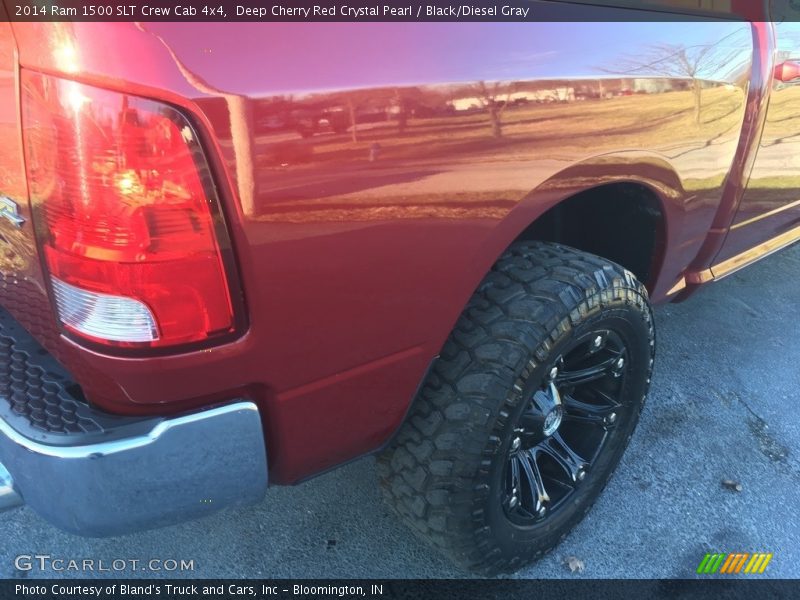 Deep Cherry Red Crystal Pearl / Black/Diesel Gray 2014 Ram 1500 SLT Crew Cab 4x4