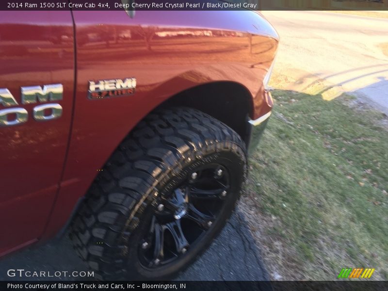 Deep Cherry Red Crystal Pearl / Black/Diesel Gray 2014 Ram 1500 SLT Crew Cab 4x4