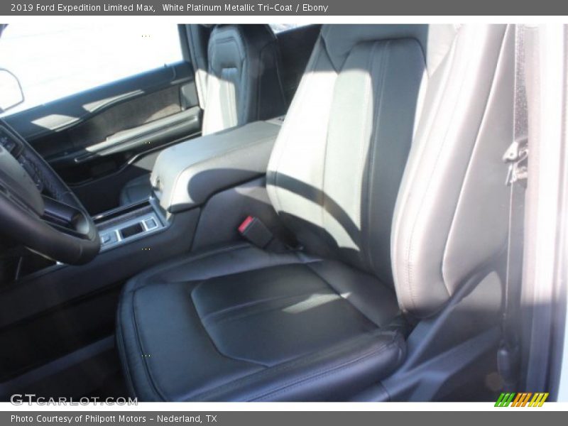 White Platinum Metallic Tri-Coat / Ebony 2019 Ford Expedition Limited Max