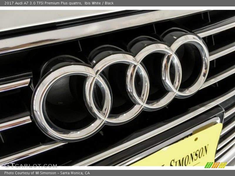 Ibis White / Black 2017 Audi A7 3.0 TFSI Premium Plus quattro