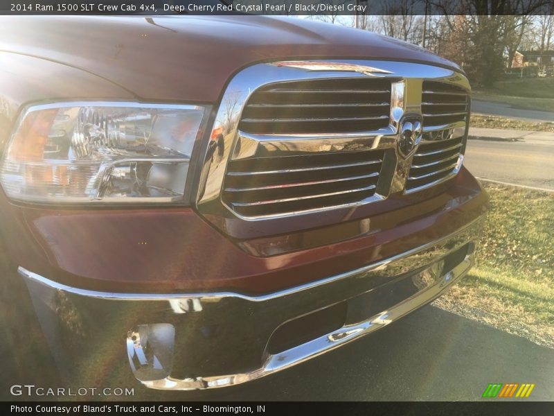 Deep Cherry Red Crystal Pearl / Black/Diesel Gray 2014 Ram 1500 SLT Crew Cab 4x4