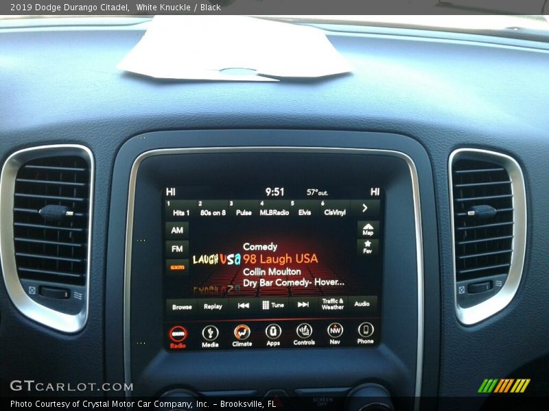 White Knuckle / Black 2019 Dodge Durango Citadel
