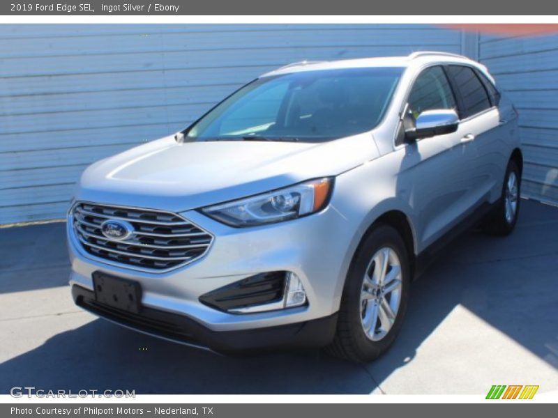 Ingot Silver / Ebony 2019 Ford Edge SEL