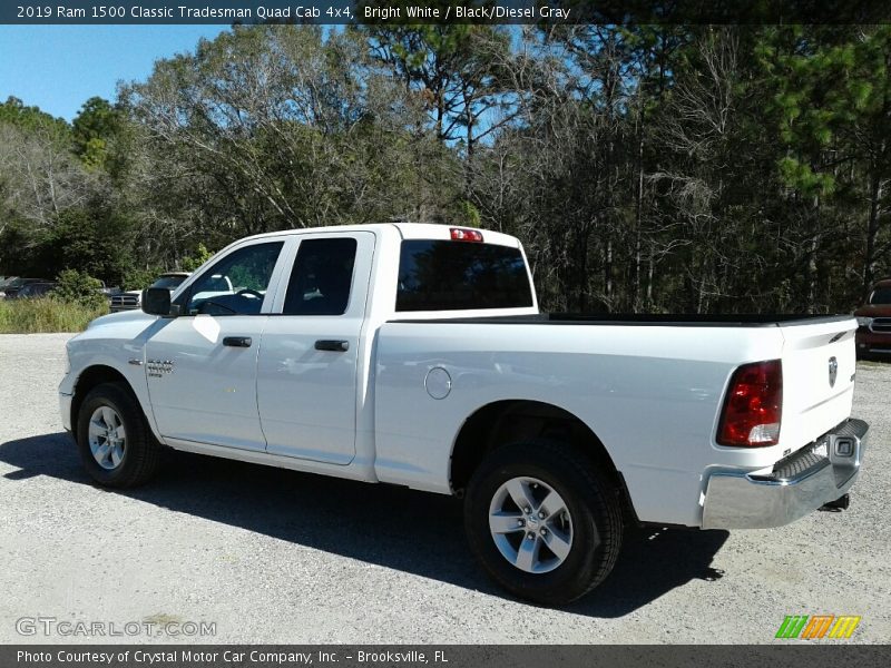 Bright White / Black/Diesel Gray 2019 Ram 1500 Classic Tradesman Quad Cab 4x4