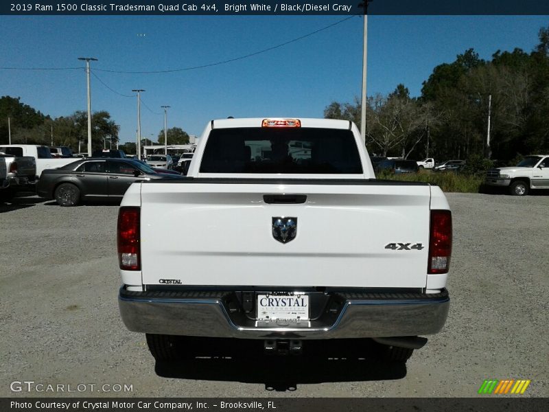 Bright White / Black/Diesel Gray 2019 Ram 1500 Classic Tradesman Quad Cab 4x4