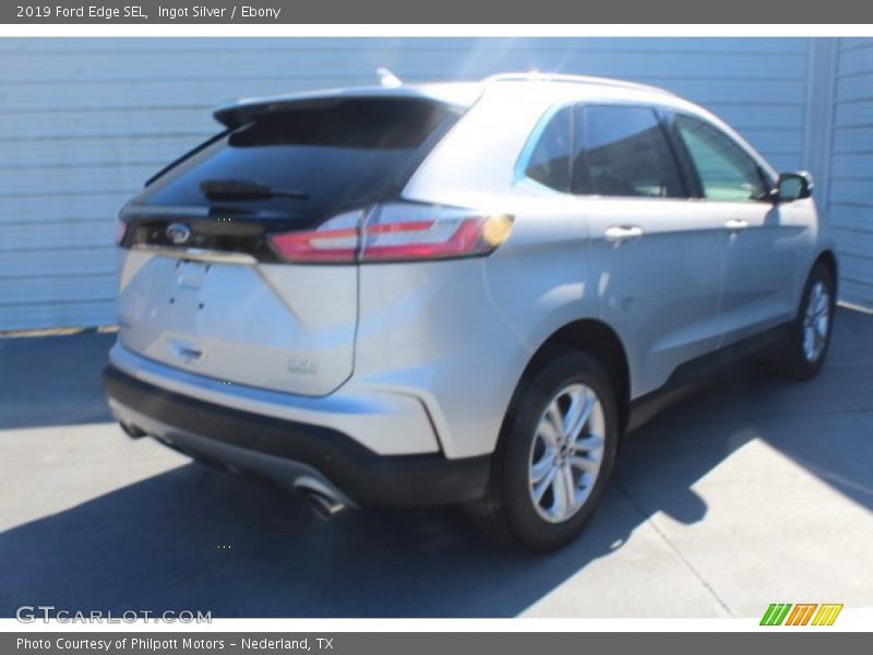 Ingot Silver / Ebony 2019 Ford Edge SEL