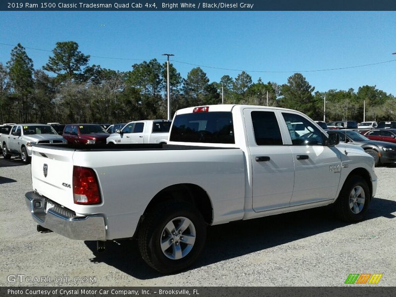 Bright White / Black/Diesel Gray 2019 Ram 1500 Classic Tradesman Quad Cab 4x4