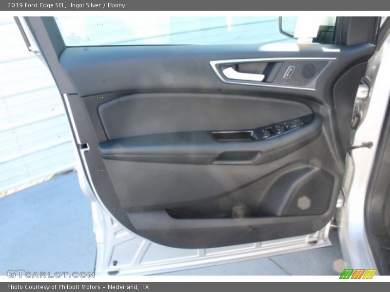 Ingot Silver / Ebony 2019 Ford Edge SEL