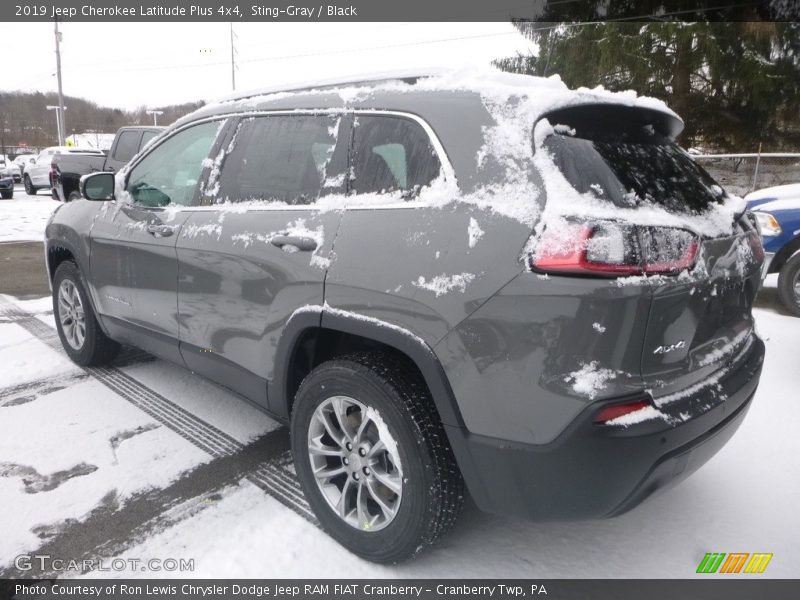 Sting-Gray / Black 2019 Jeep Cherokee Latitude Plus 4x4