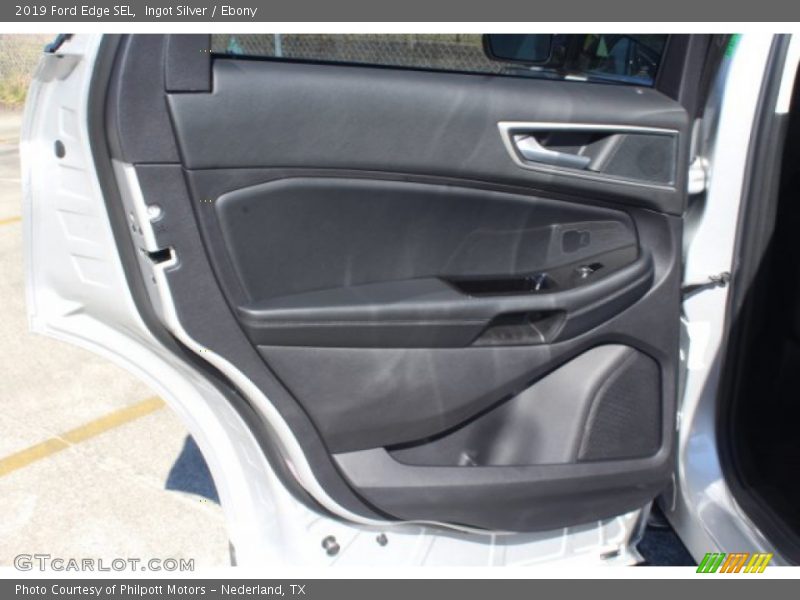 Ingot Silver / Ebony 2019 Ford Edge SEL