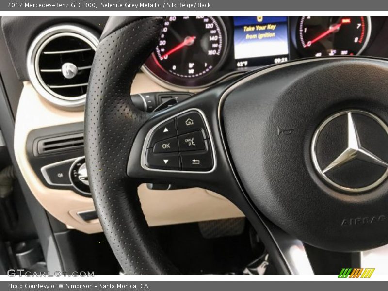Selenite Grey Metallic / Silk Beige/Black 2017 Mercedes-Benz GLC 300