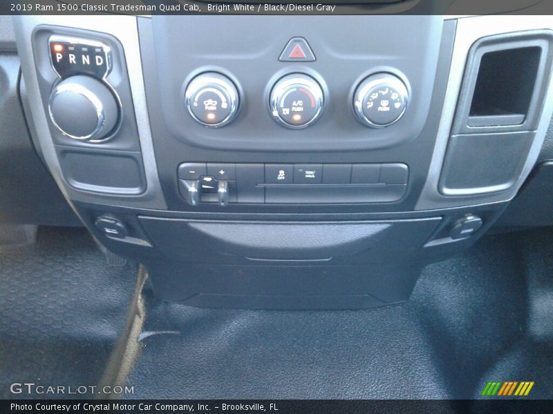 Bright White / Black/Diesel Gray 2019 Ram 1500 Classic Tradesman Quad Cab