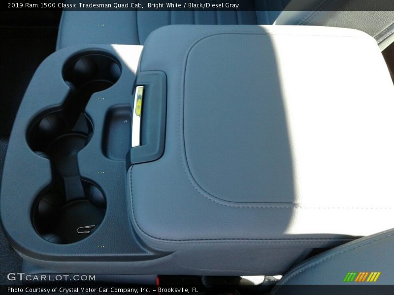 Bright White / Black/Diesel Gray 2019 Ram 1500 Classic Tradesman Quad Cab