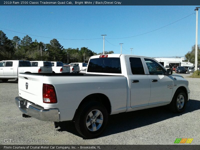 Bright White / Black/Diesel Gray 2019 Ram 1500 Classic Tradesman Quad Cab