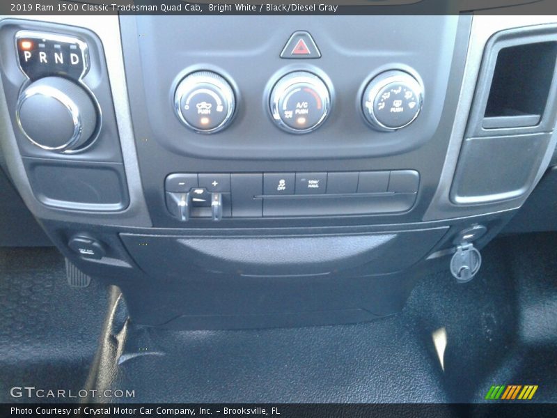 Bright White / Black/Diesel Gray 2019 Ram 1500 Classic Tradesman Quad Cab